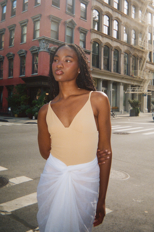 Signature Ramie Sarong - White