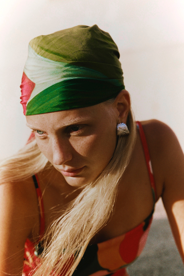 Ripple Oversized Stud Earrings - Silver