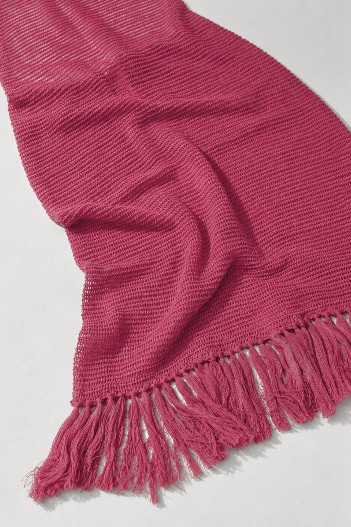 Cotton Knit Halter Dress - Berry