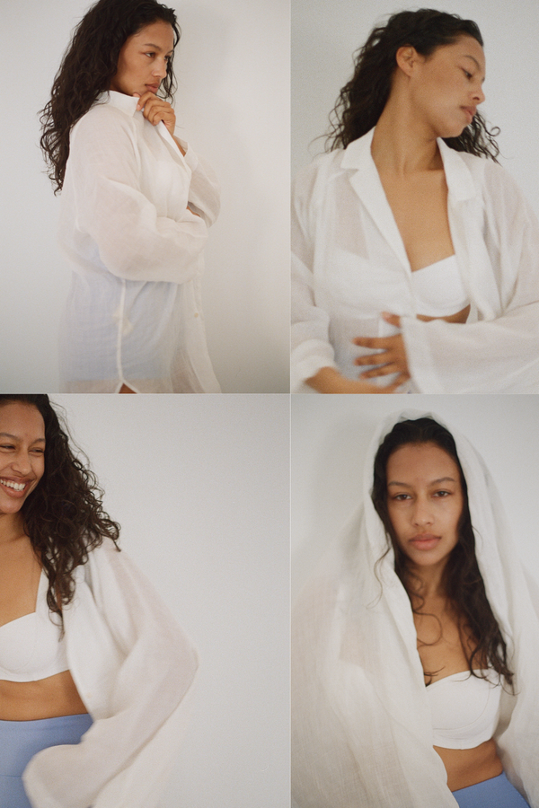 Signature Ramie Shirt - White