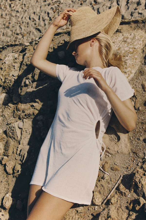 Raffia Western Hat - Natural