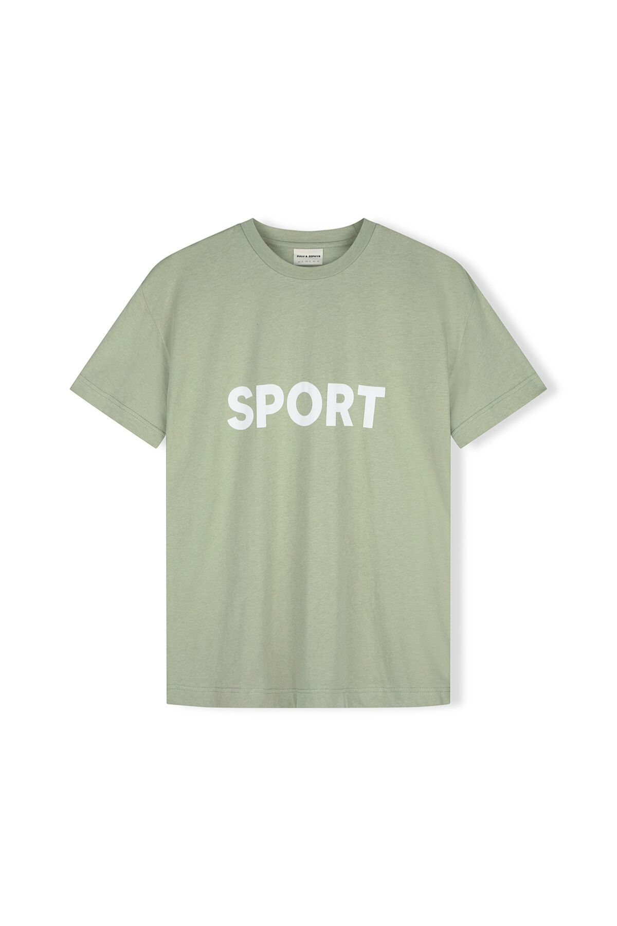 Organic Cotton Blend Sport Tee - Eucalyptus
