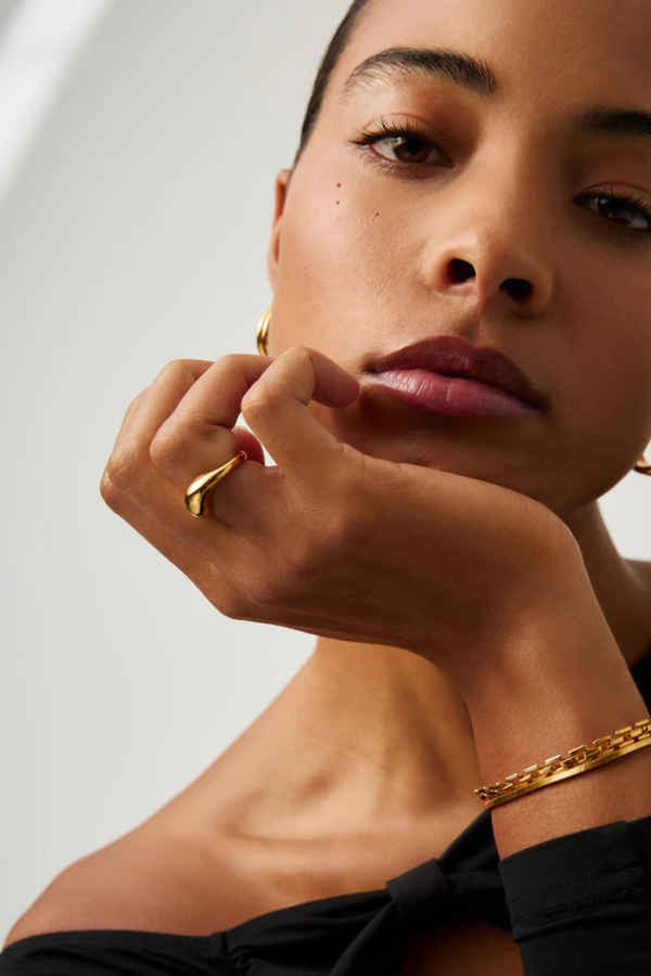 Savi Signature Stacking Ring - Gold