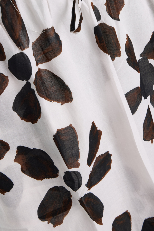 Cotton Pant - Chocolate Flower