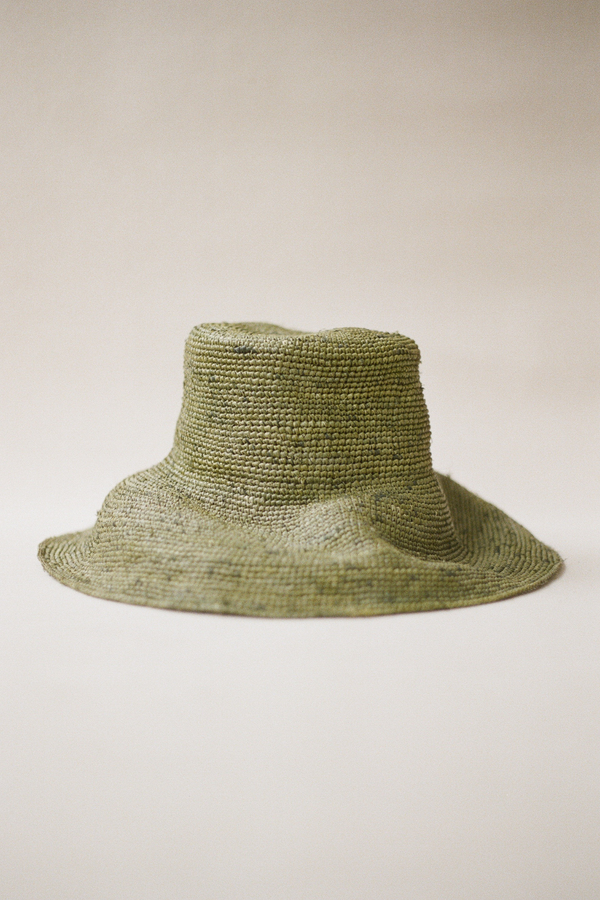 Wide Brim Hat - Olive