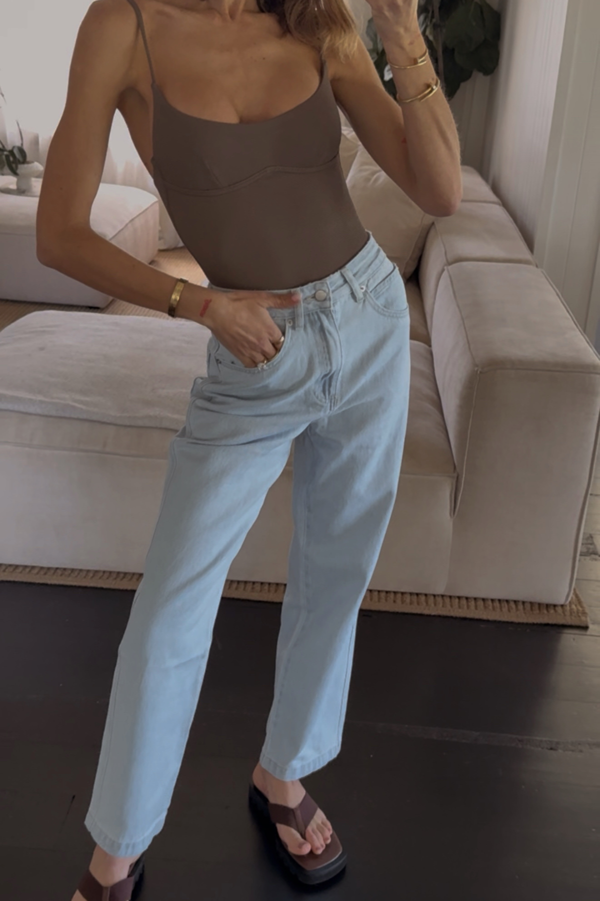 Relaxed Recycled Denim Jean - Soft Blue