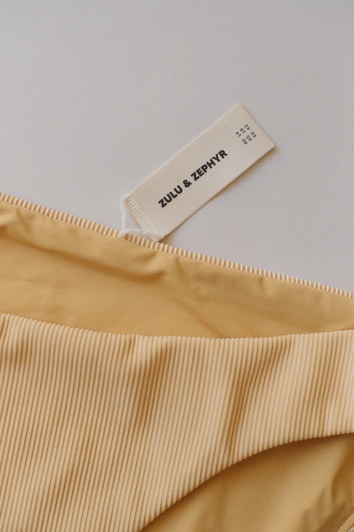 Signature Stripe Curve Brief - Marigold