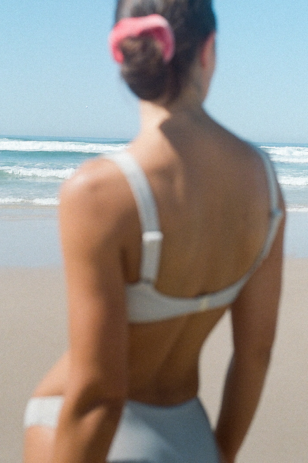 Signature Stripe Bra Cup Top - Coconut