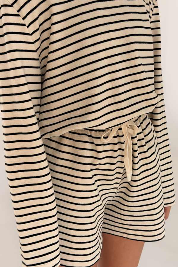 Jersey Sport Short - Black Stripe