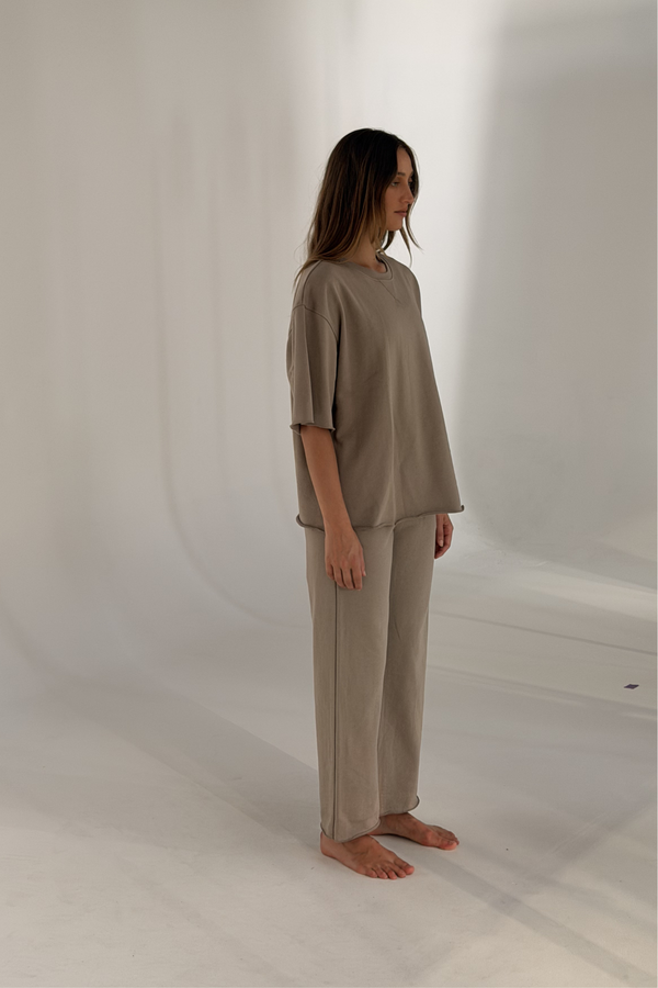 Terry Sport Tee - Stone