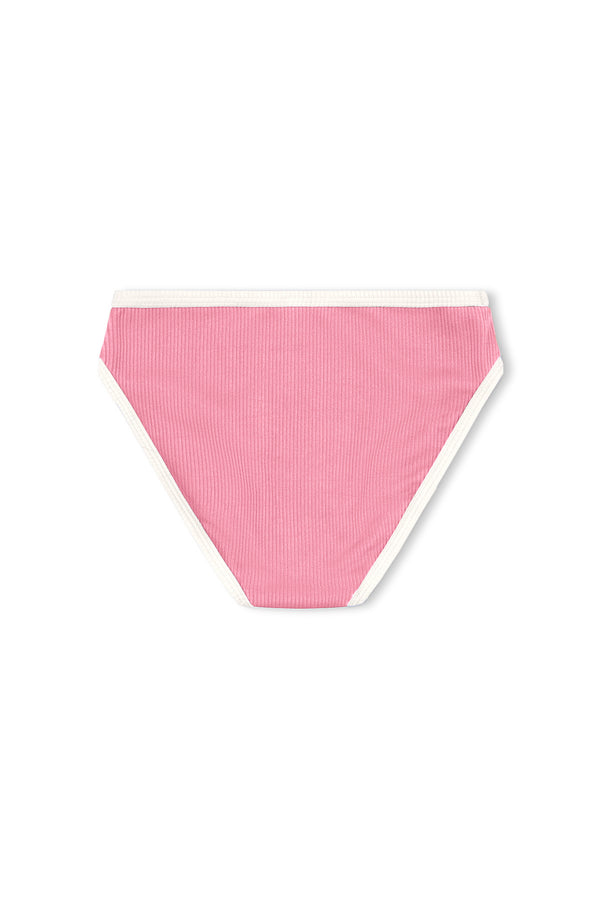 Mini Scoop Bikini Bottom - Flamingo Pink