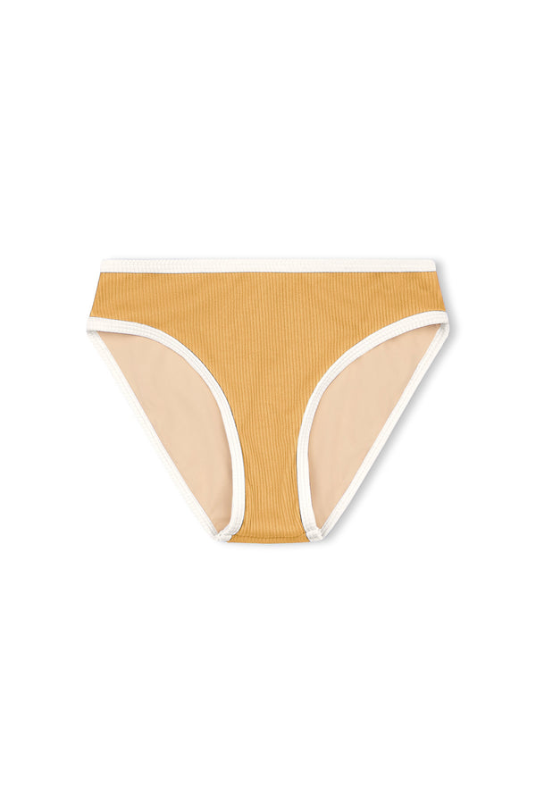 Mini Scoop Bikini Bottom - Marigold