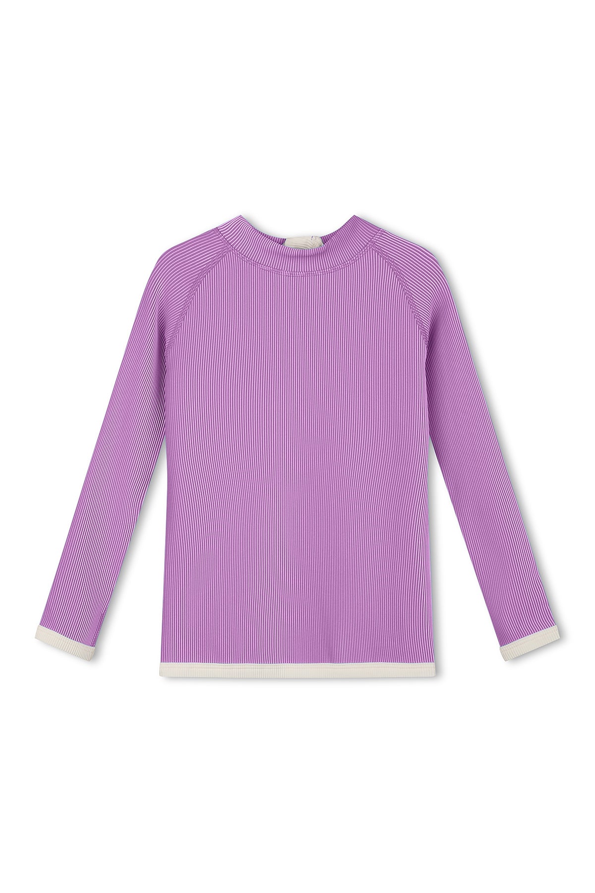 Mini Stripe Rashie - Lilac