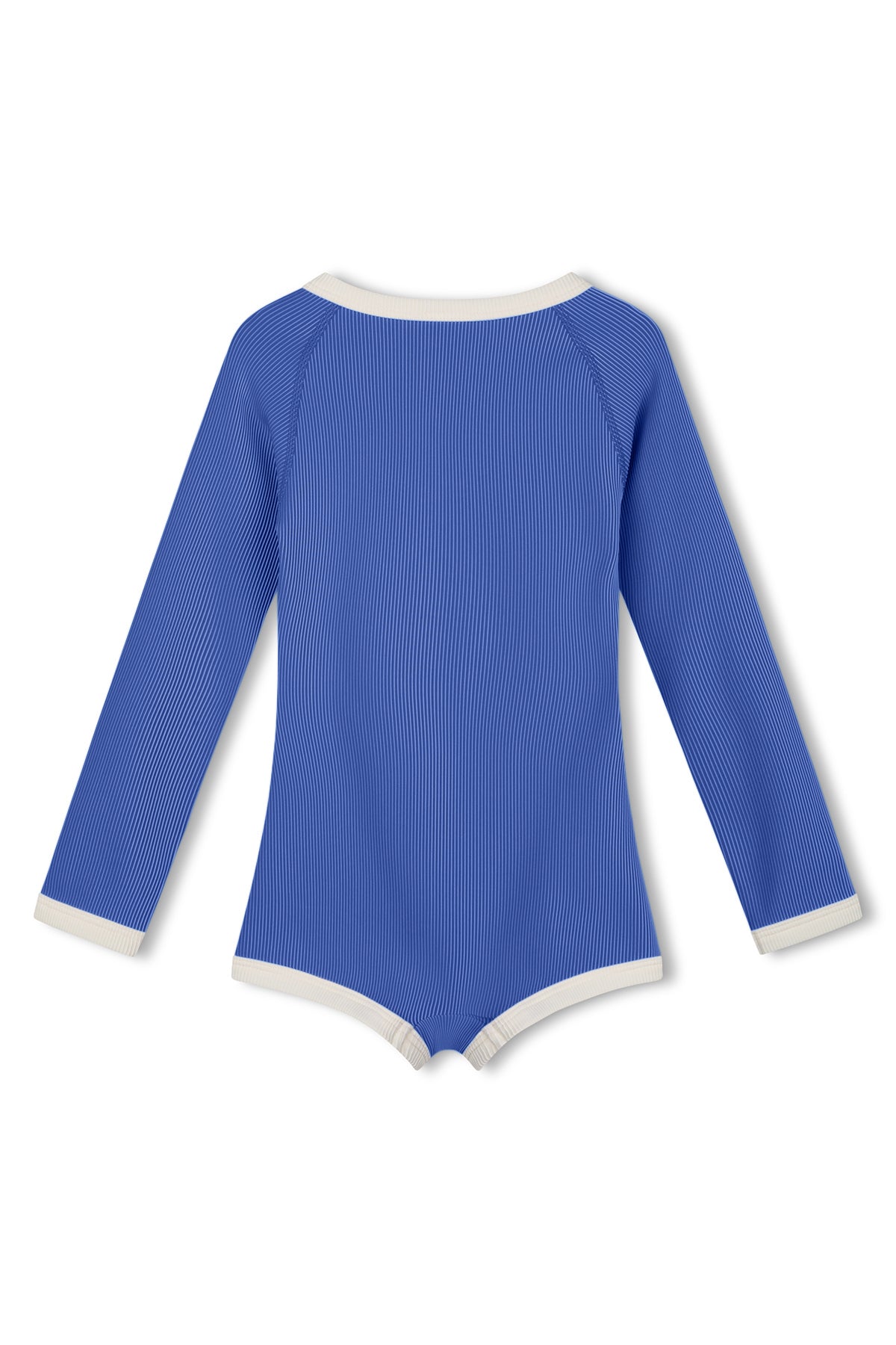 Mini Stripe Rashie Onesie - Sea Blue