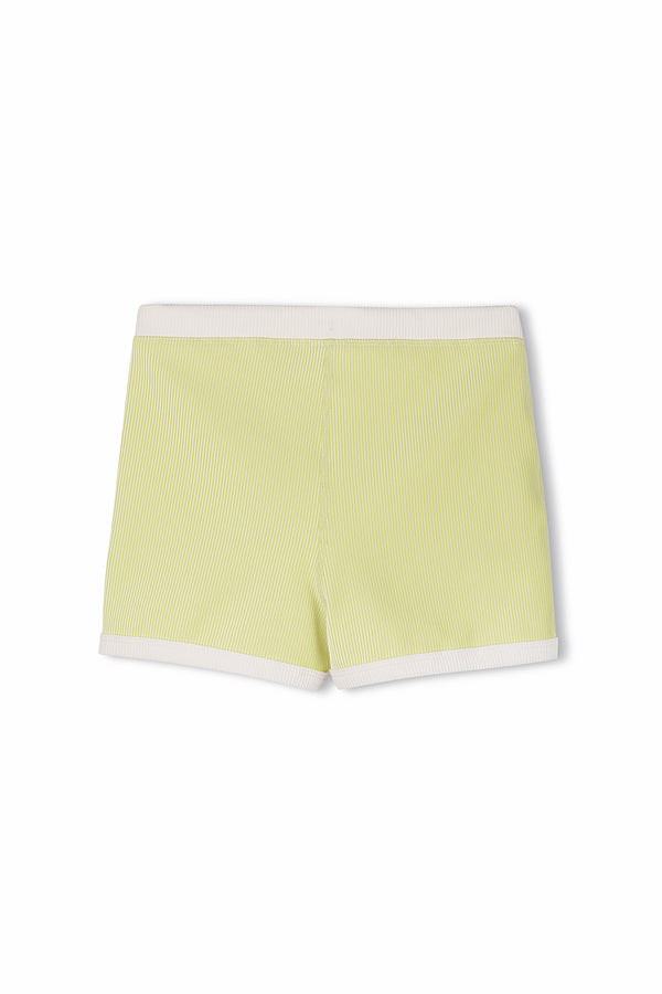 PRE-ORDER Mini Stripe Rib Surf Short - Citrus