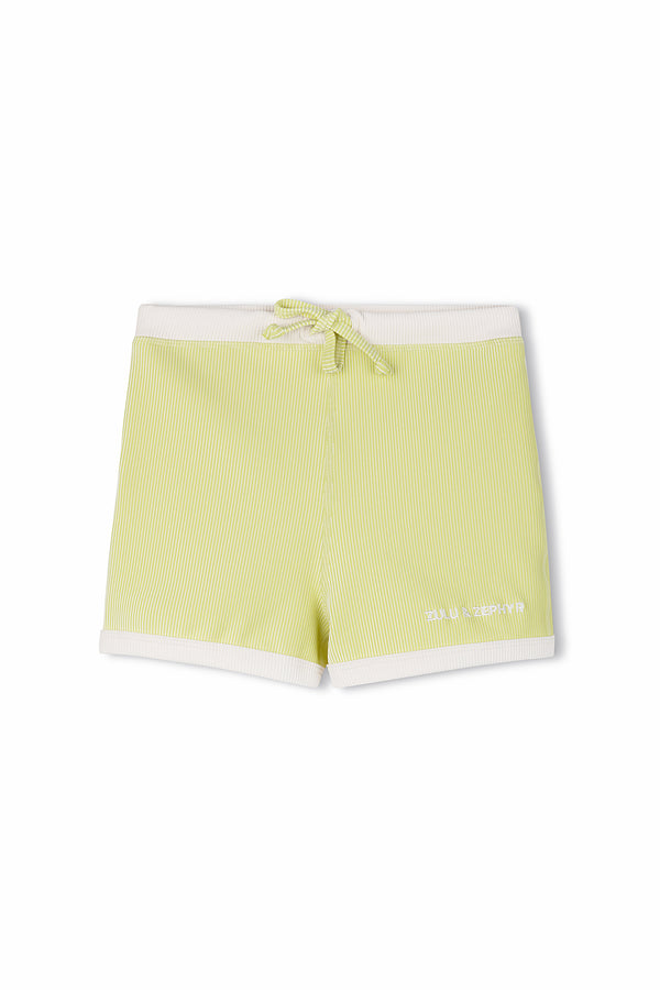 PRE-ORDER Mini Stripe Rib Surf Short - Citrus