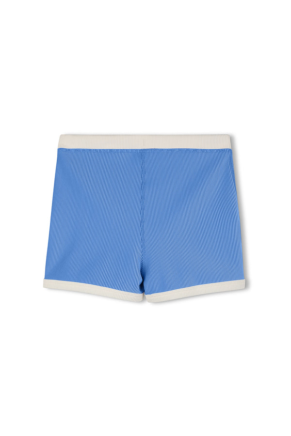 Mini Stripe Rib Surf Short - Sky