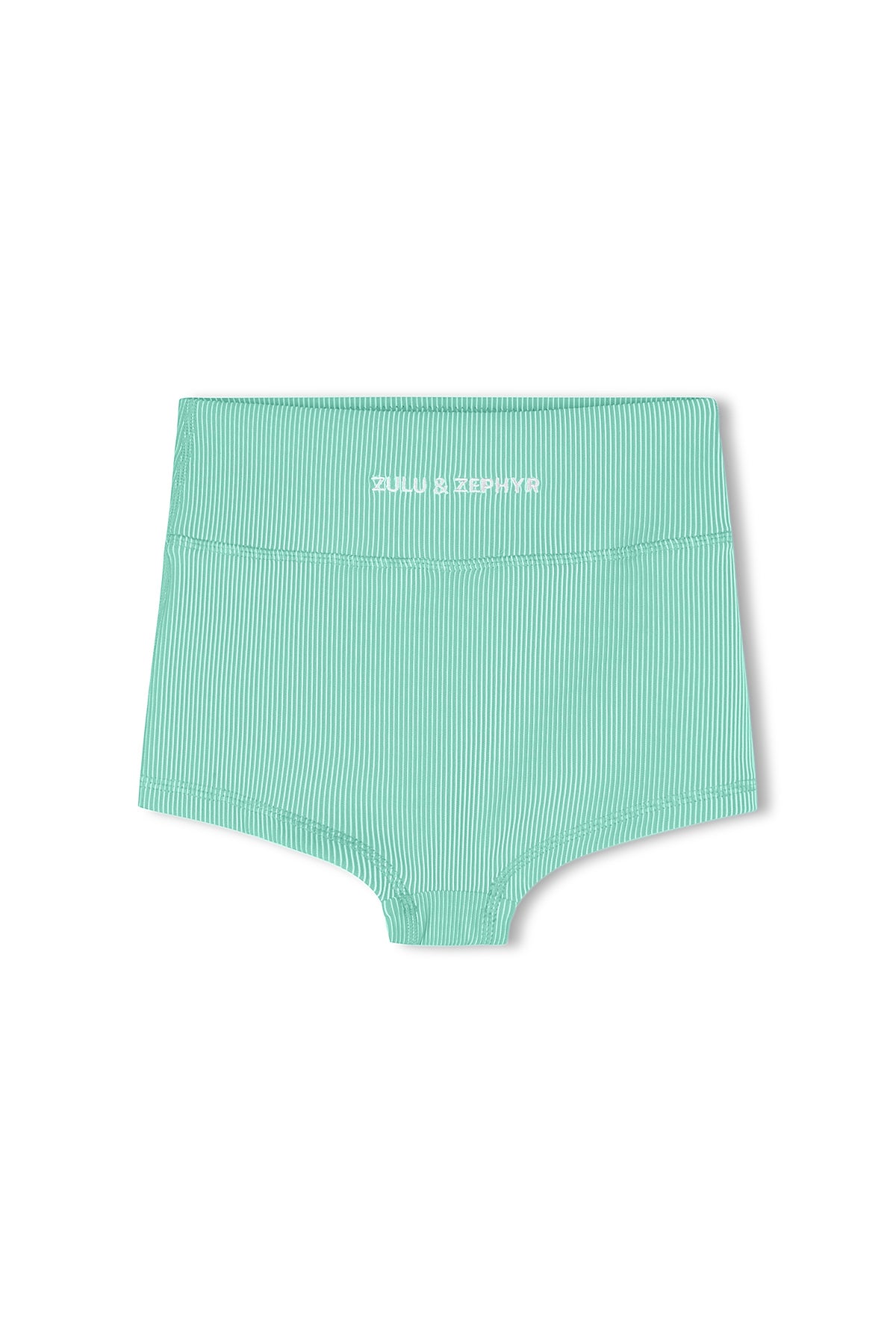 Mini Stripe Boy Short - Aqua