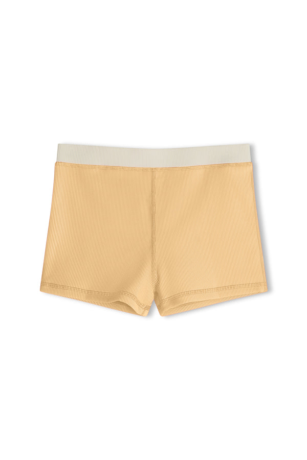Stripe Rib Short - Marigold