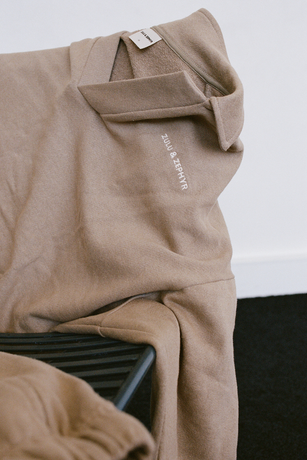 Collared Sport Sweatshirt - Olive