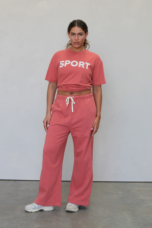 Fleece Sport Sweat Pant - Banksia