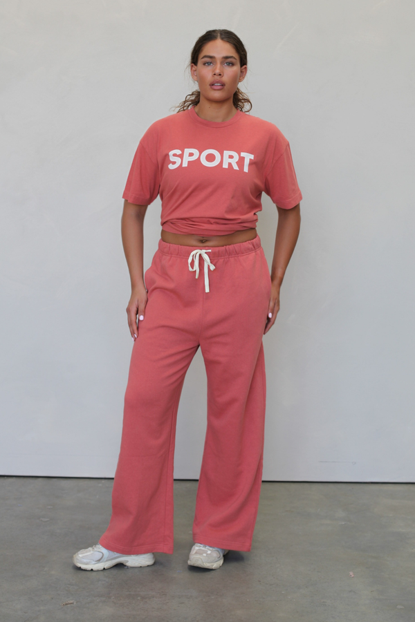 Fleece Sport Sweat Pant - Banksia