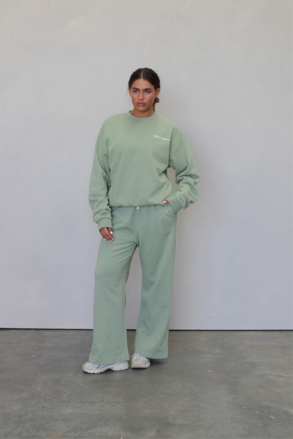 Fleece Sport Sweat Pant - Eucalyptus