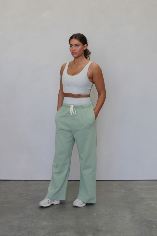Fleece Sport Sweat Pant - Eucalyptus