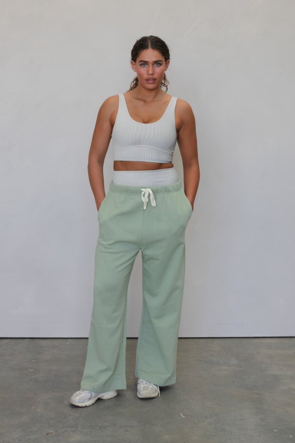 Fleece Sport Sweat Pant - Eucalyptus