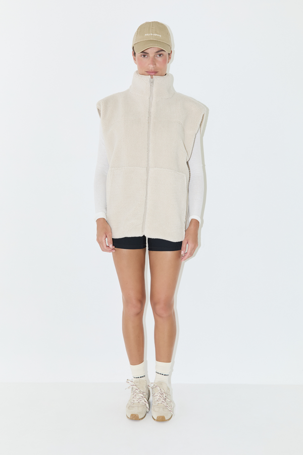 Sherpa Vest - Natural