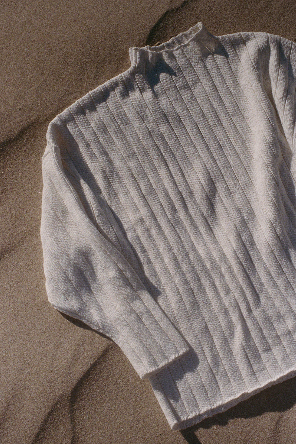 Rib Knit Jumper - Cream