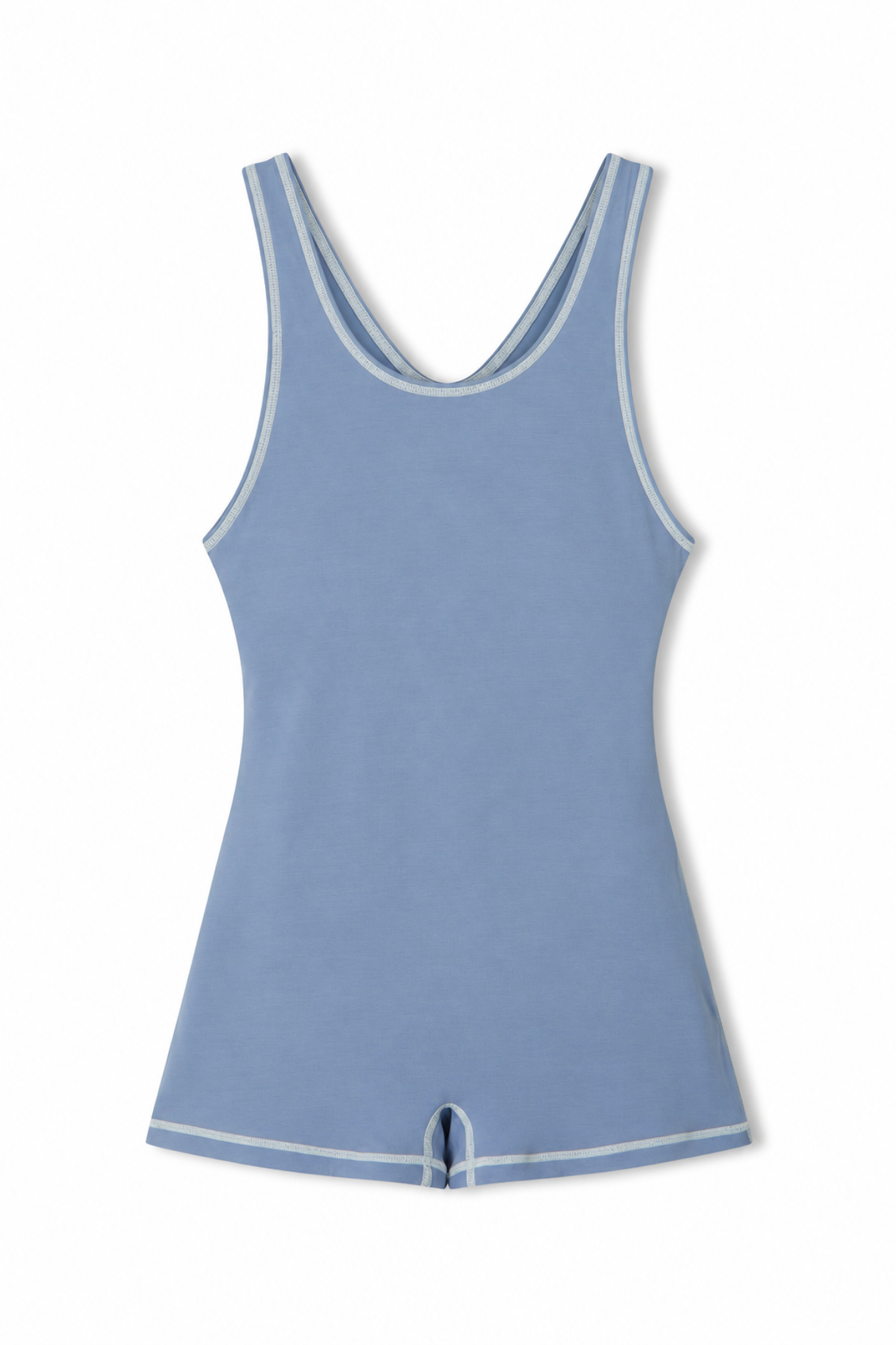 Racerback Bodysuit - Denim Blue