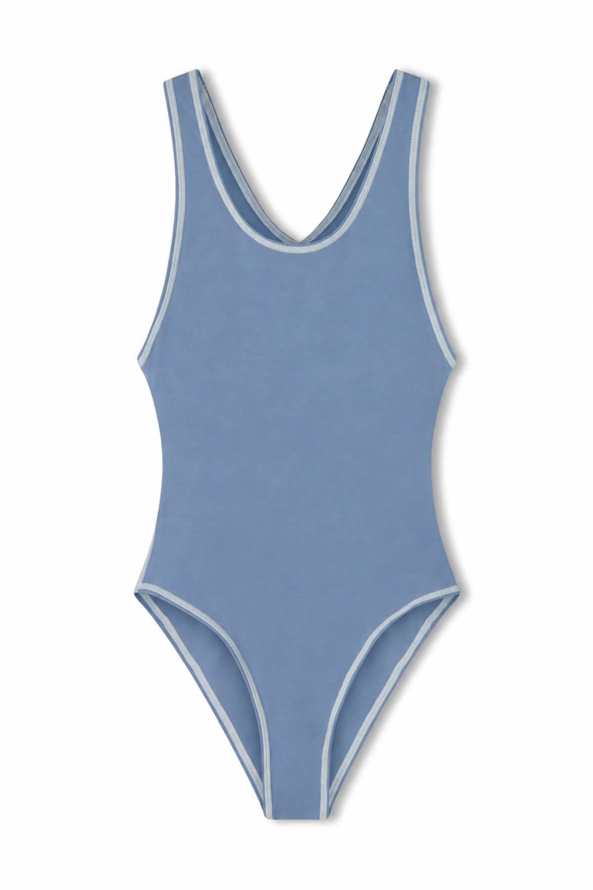 Racerback One Piece - Denim Blue