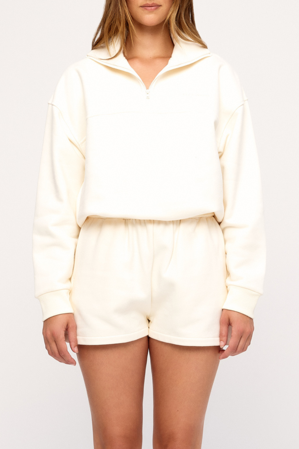 Sport Short Fleece - Cream