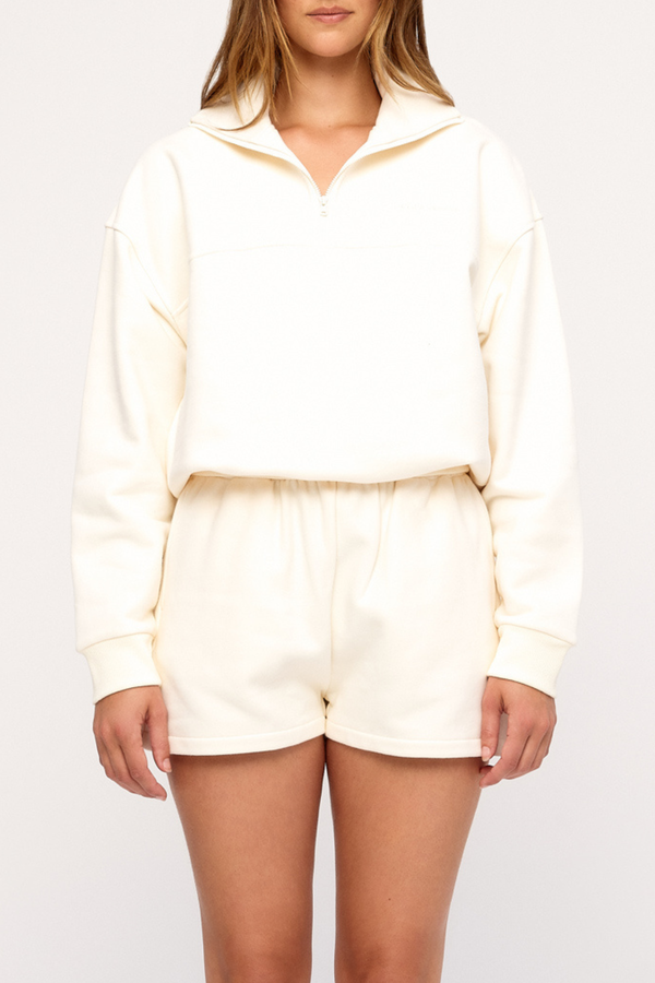 Sport Short Fleece - Cream