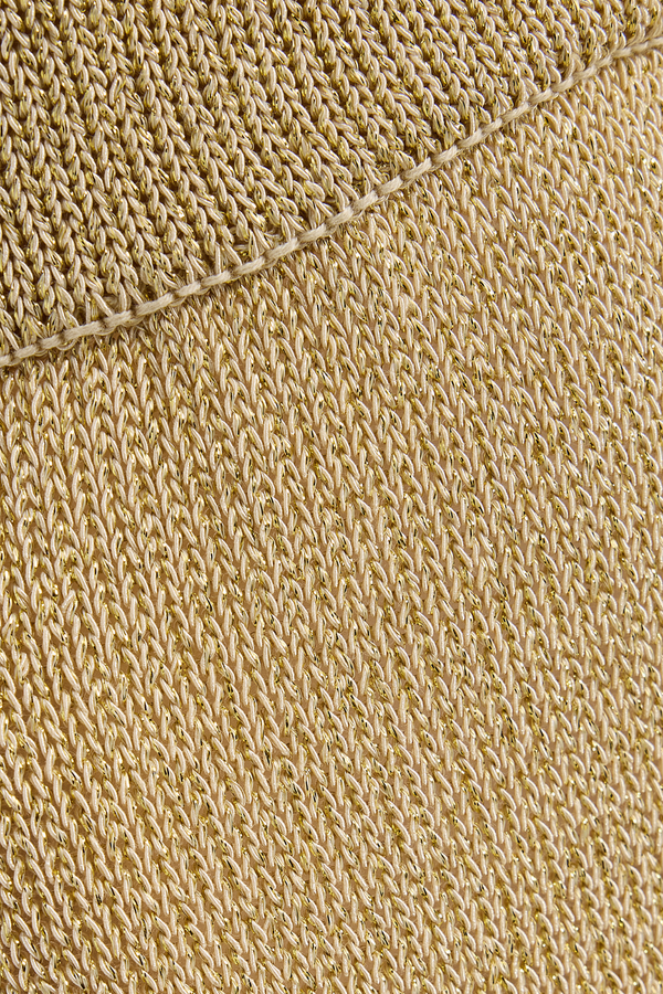 La Isla Lurex Knit Pant - Gold