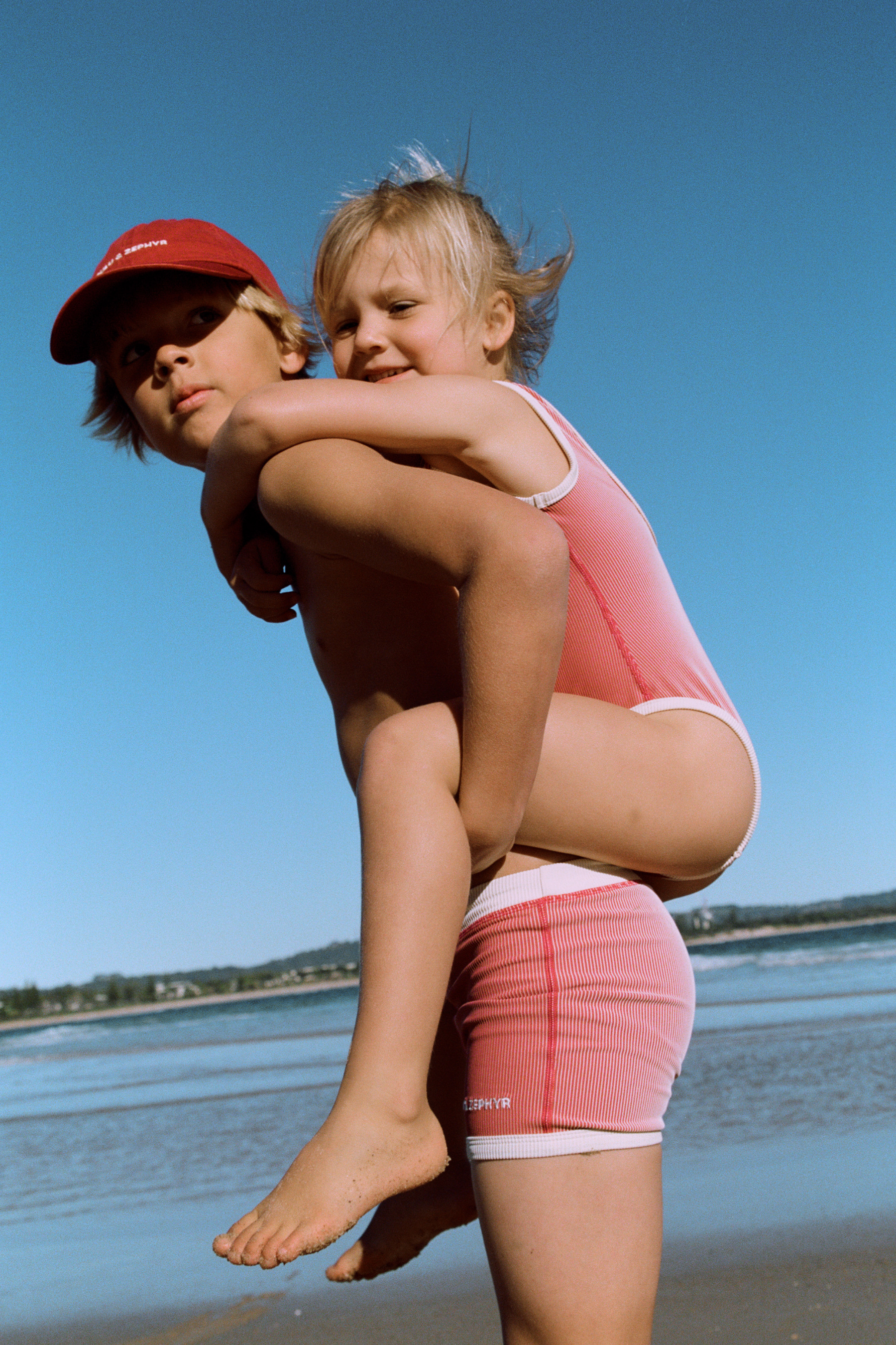 Nylon Surf Cap - Clay Red
