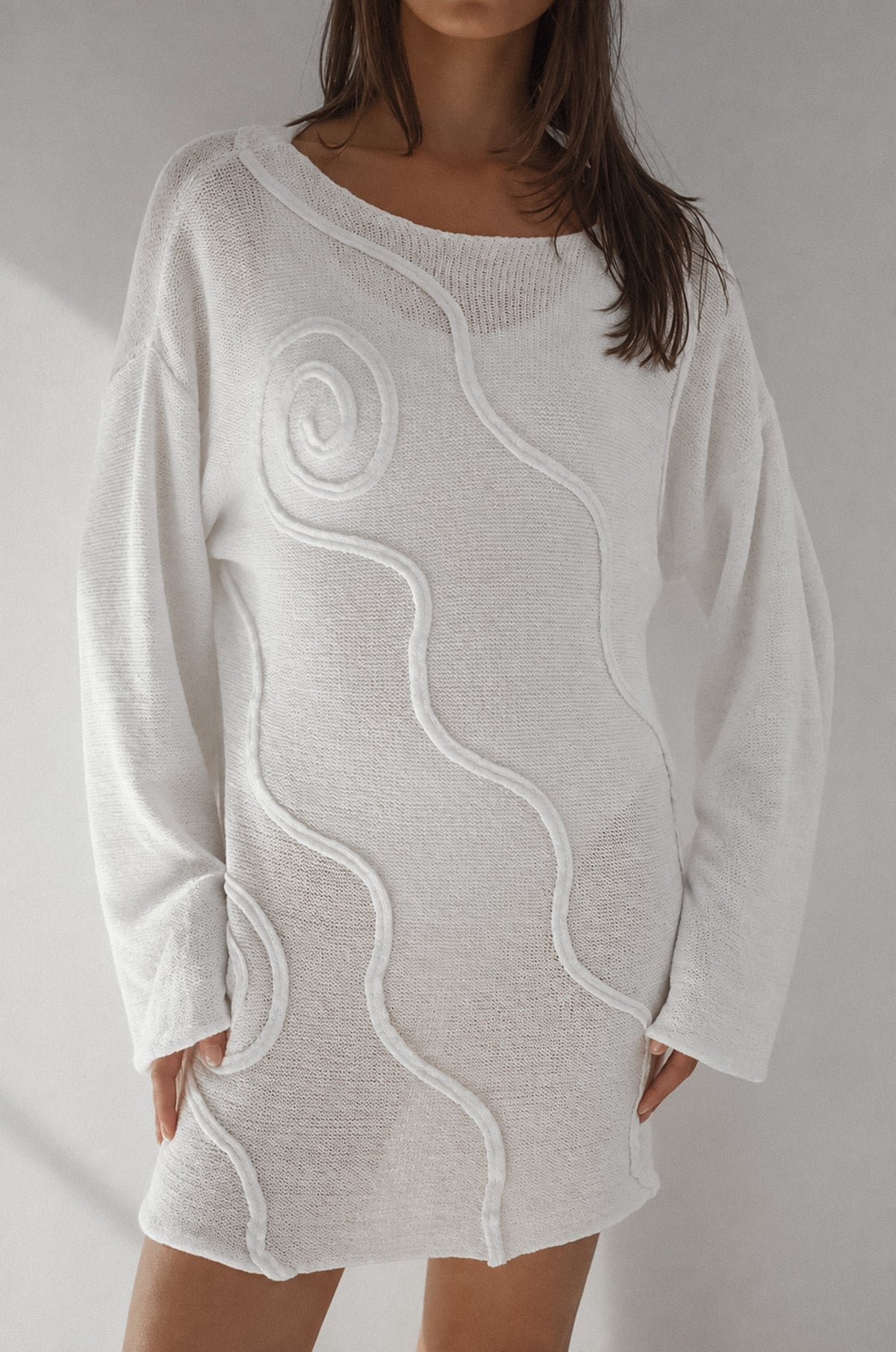 Shea Organic Cotton Swirl Tunic Dress