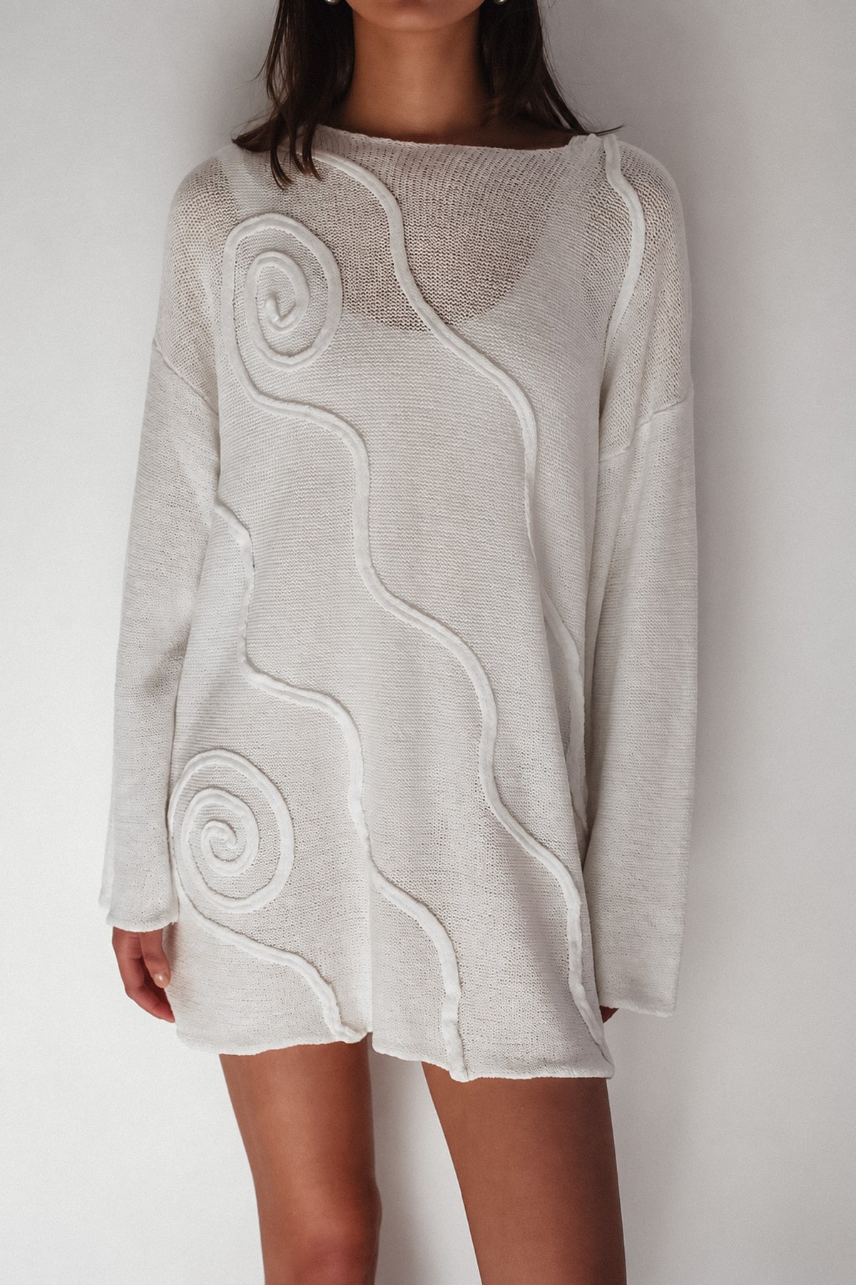 Shea Organic Cotton Swirl Tunic Dress
