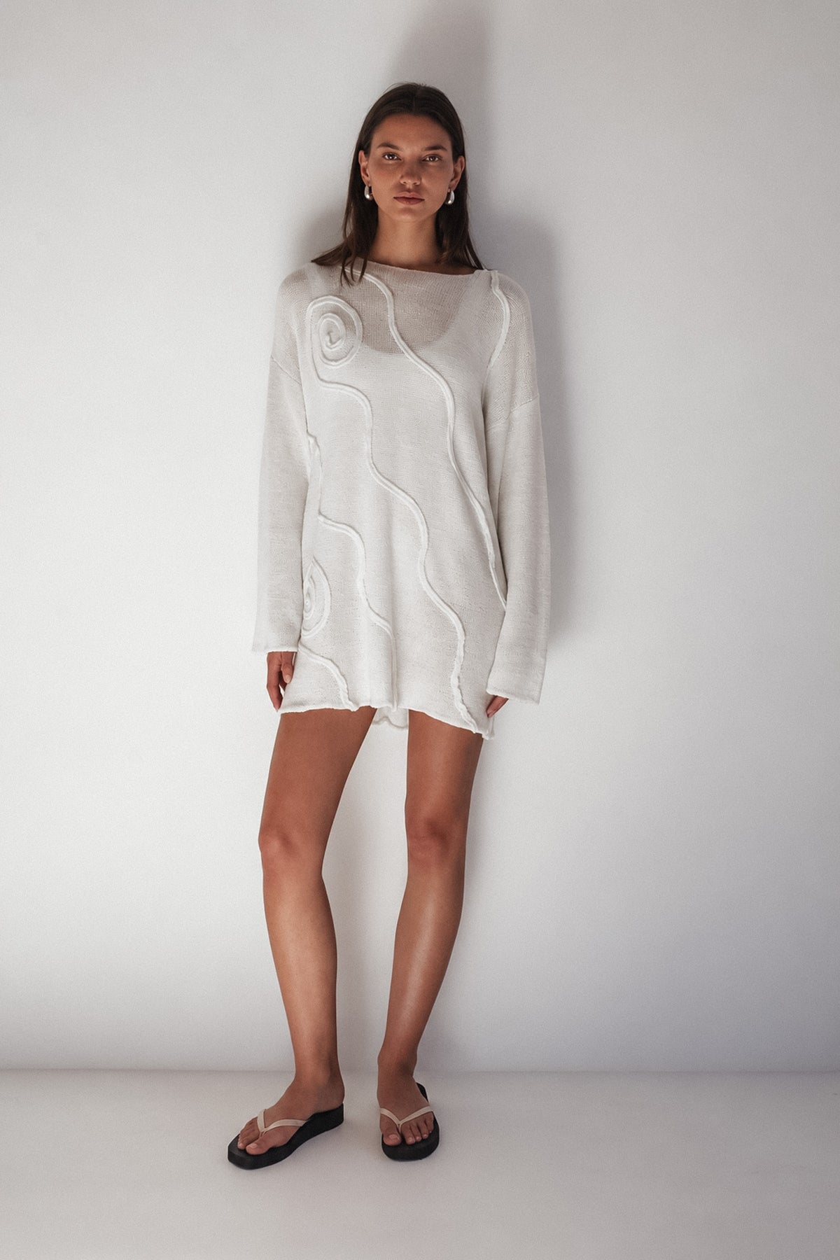 Shea Organic Cotton Swirl Tunic Dress