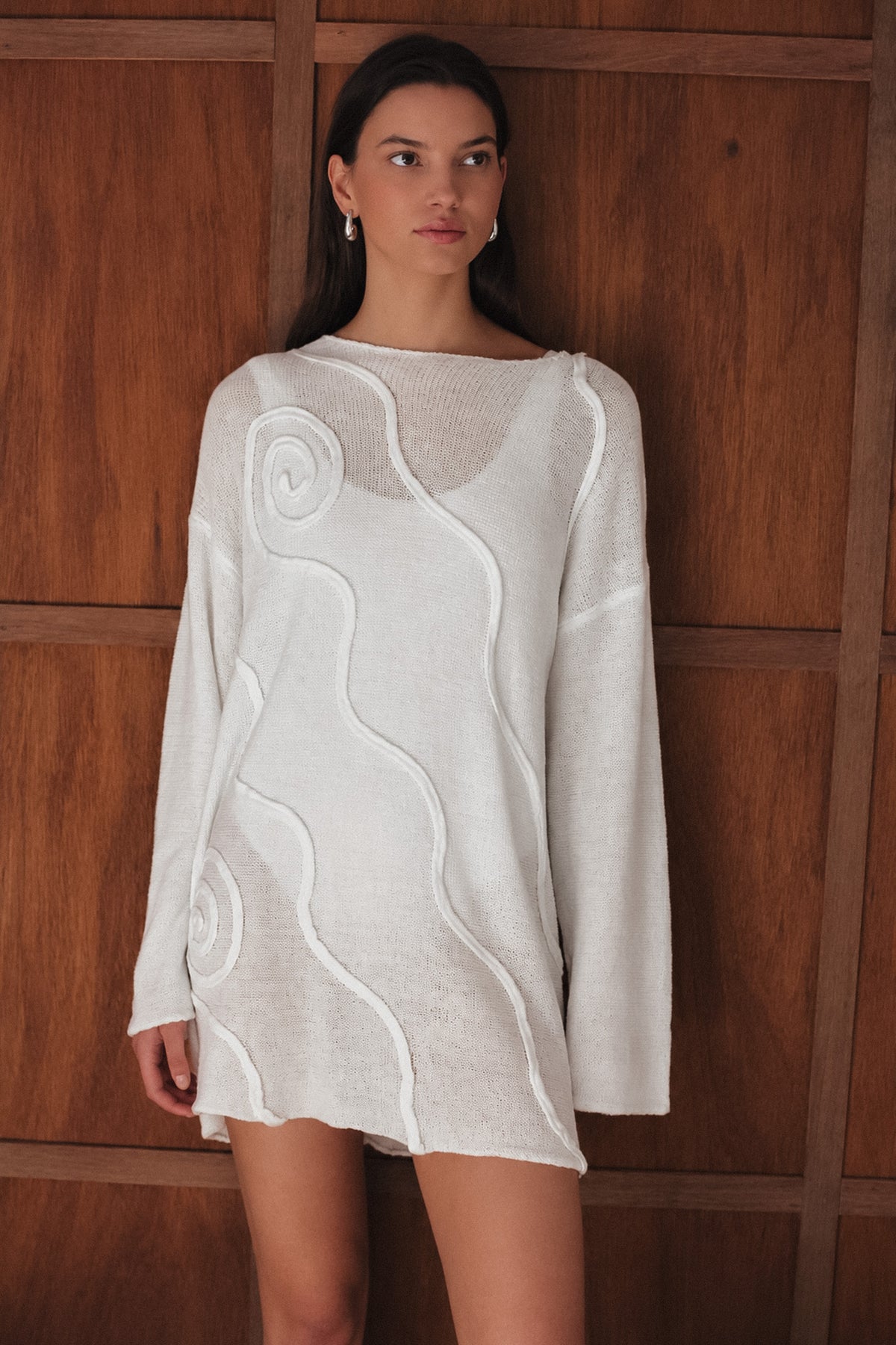 Shea Organic Cotton Swirl Tunic Dress