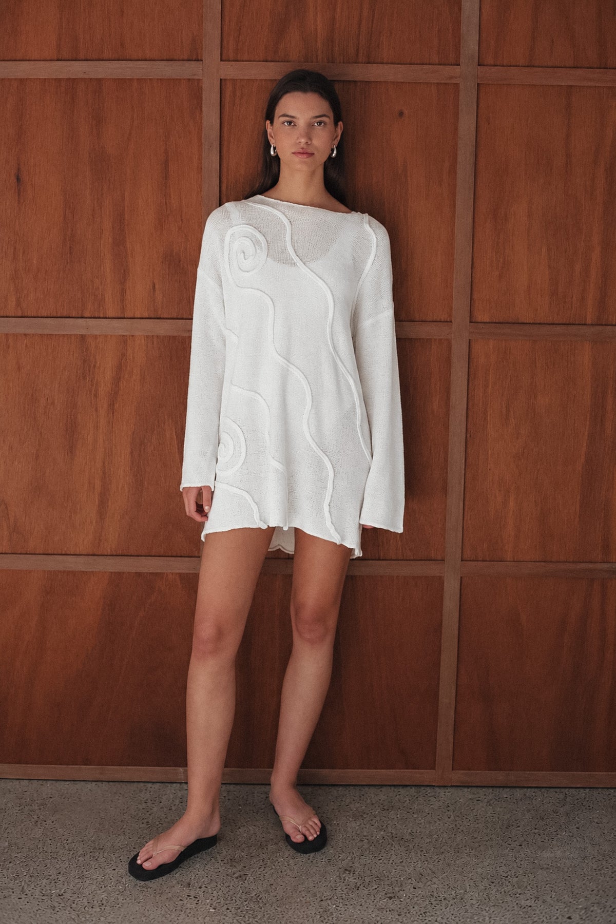 Shea Organic Cotton Swirl Tunic Dress