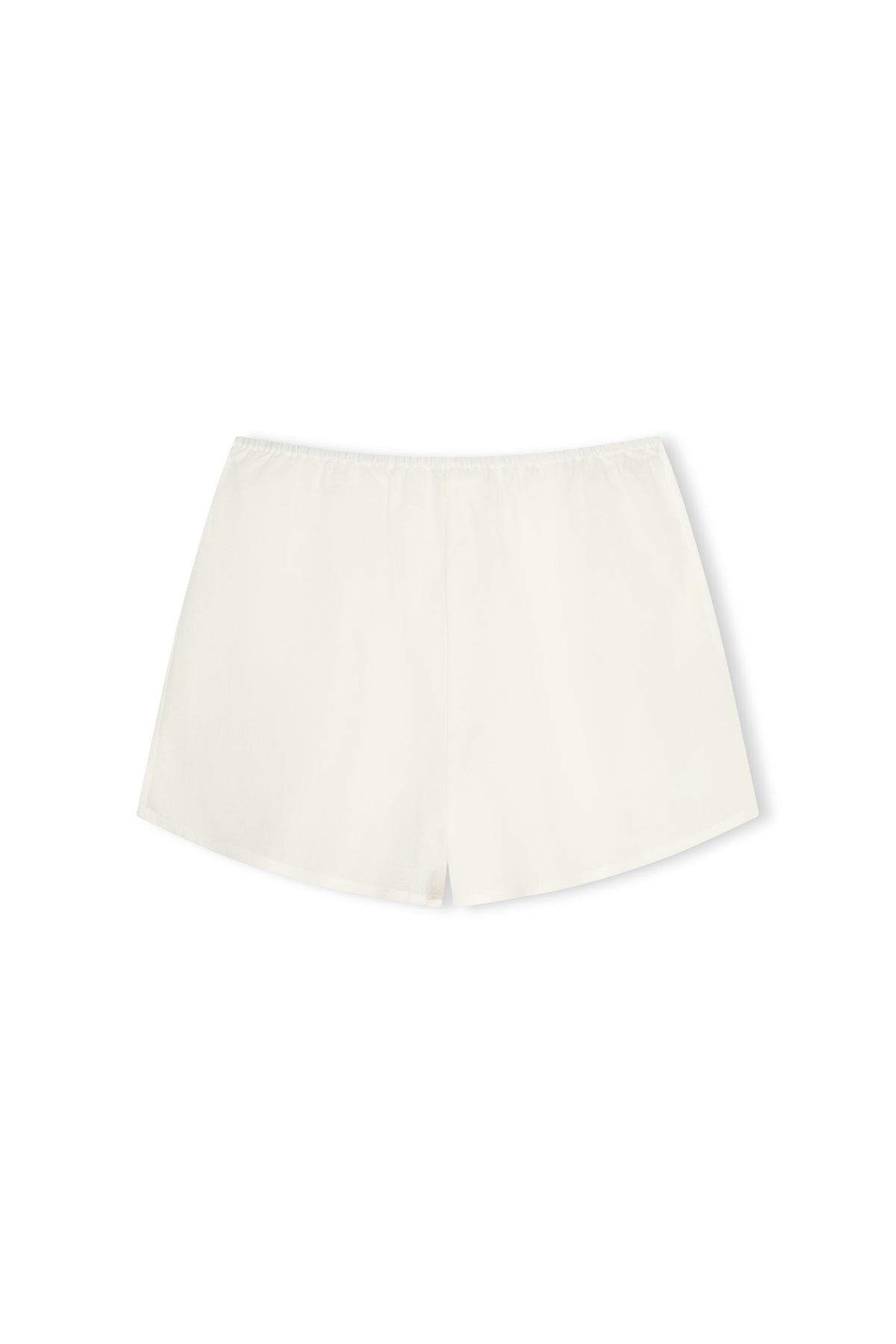 Signature Ramie Short - White