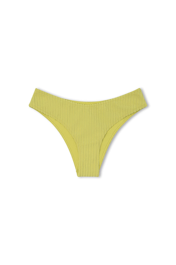 Olive Cord Towelling Curve Brief