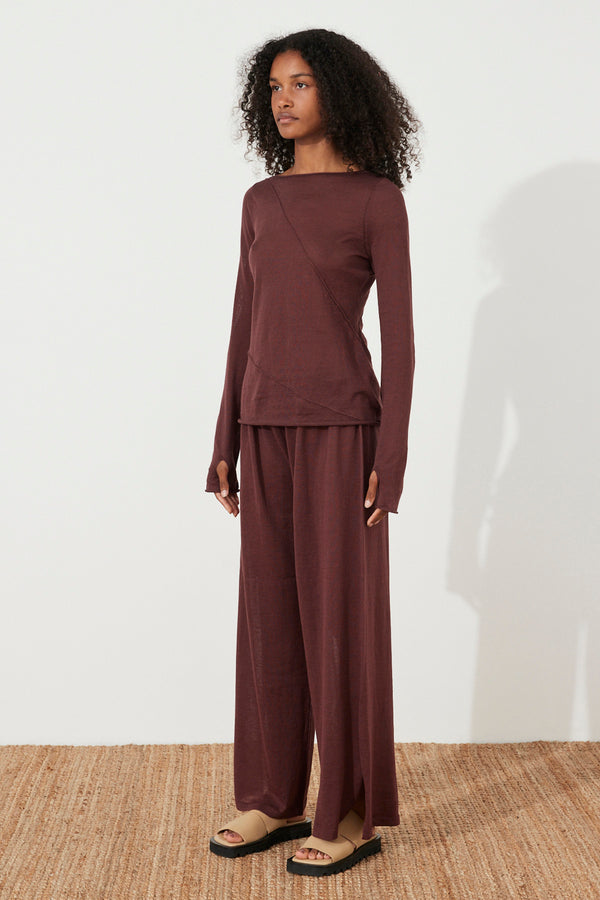 Currant Relaxed Knit Pant