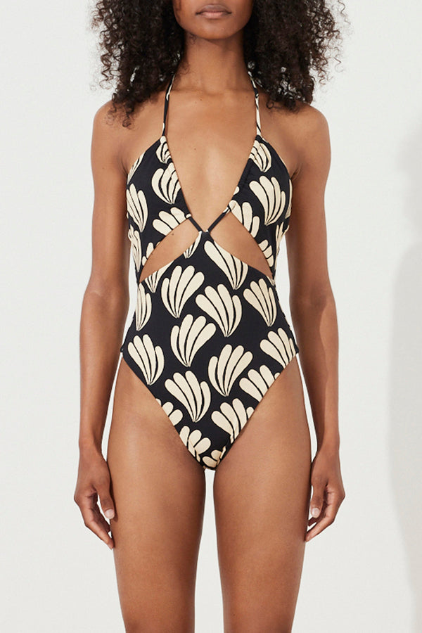 Palm Cut Out One Piece