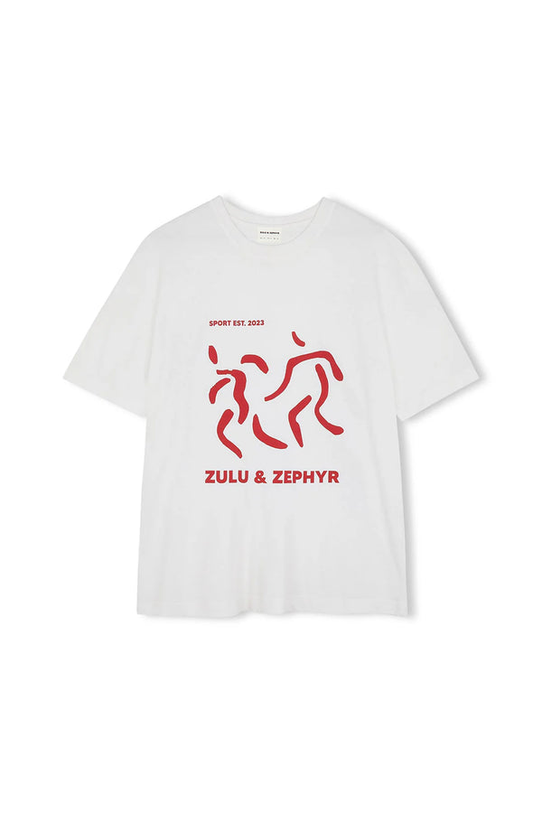 Zulu & Zephyr Sports Tee - Chilli Red