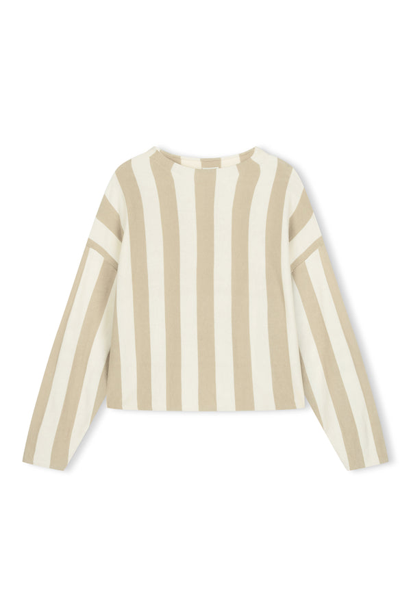 Natural Stripe Knit Jumper