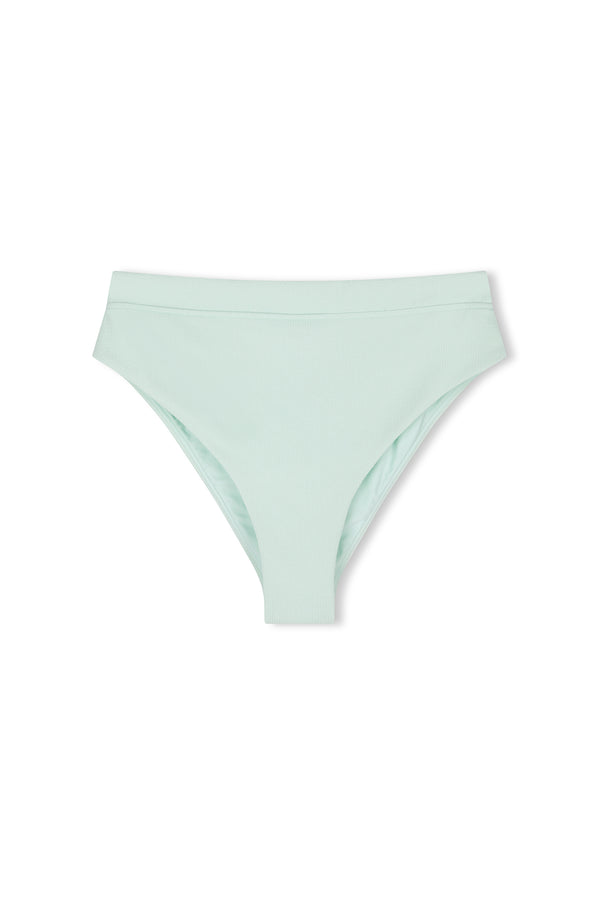 Seaglass Textured High Waistband Brief