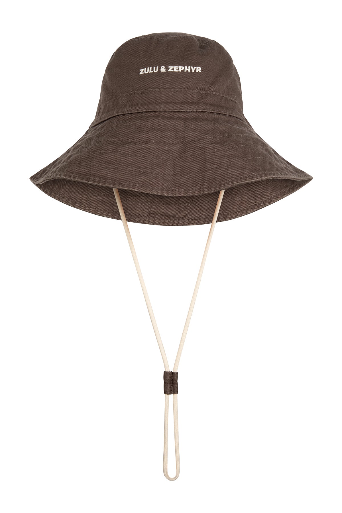 ZZ Logo Bucket Hat - Cocoa